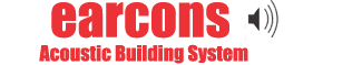 earcons acoustic building system logo